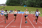 Womens under-20s 100 metres, 2022 Northern Senior and Under-20 Champs., Wavertree Athletics Centre, Liverpool. Photo: David T. Hewitson/Sports for All Pics